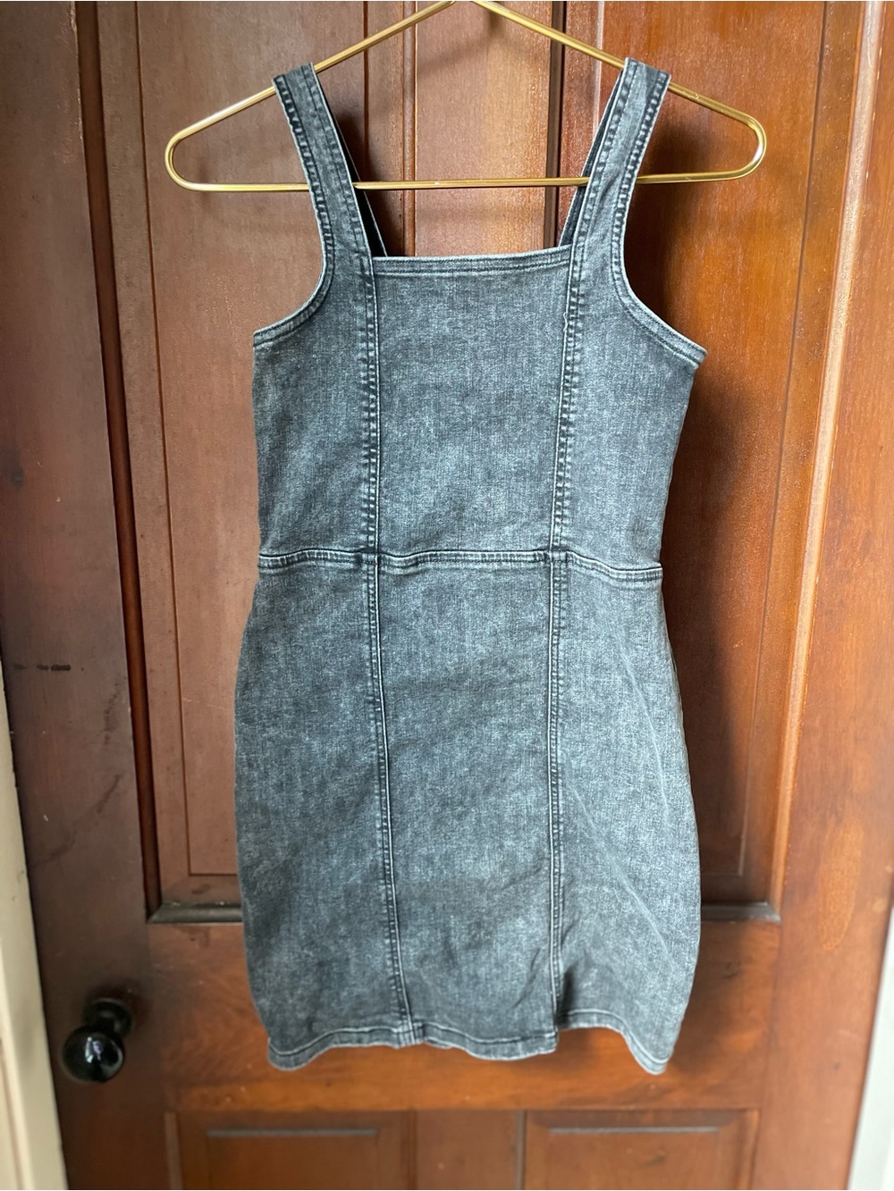 art class girls extra large 16 black denim dress